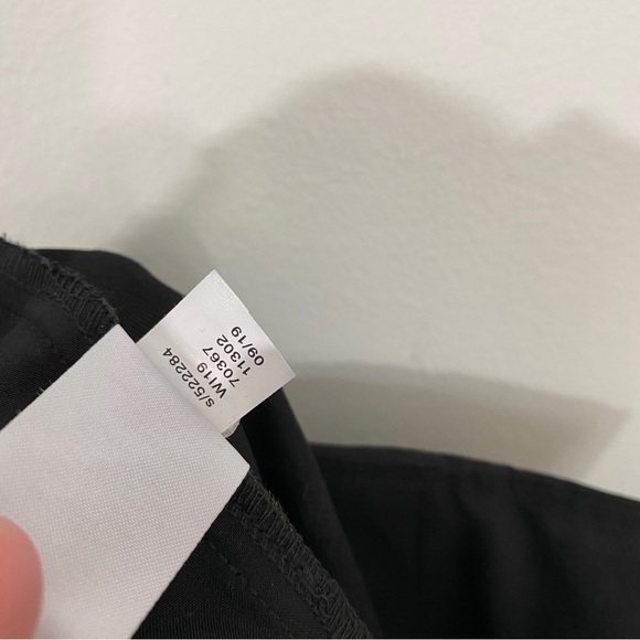 Ann Taylor 6 Petite‎ 6P Black Polka Dot Tie Waist Ankle Trouser Pants - Picture 10 of 14